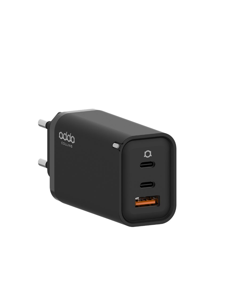 65W GaN wall charger — 3 ports