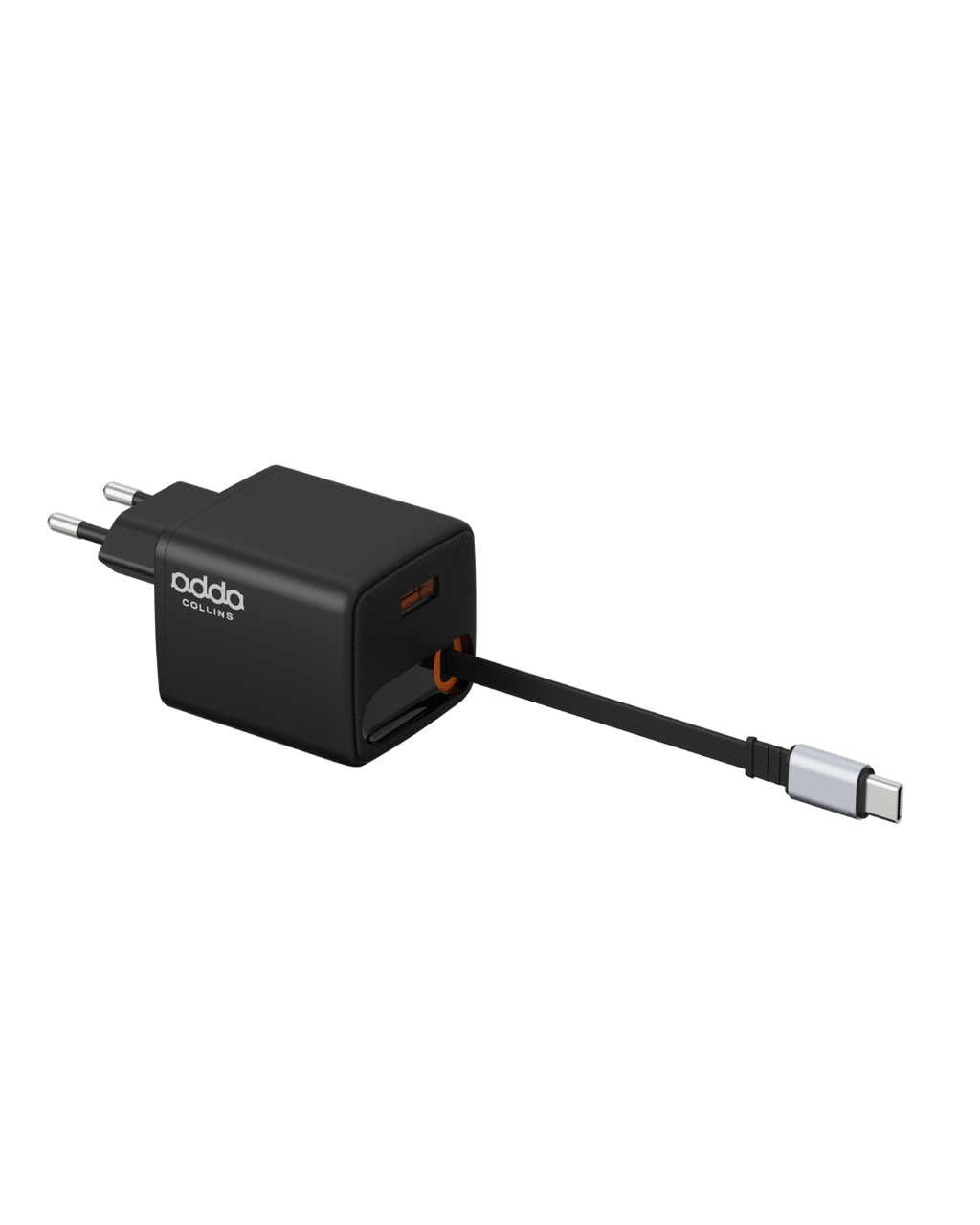 30W wall charger with integrated cable
