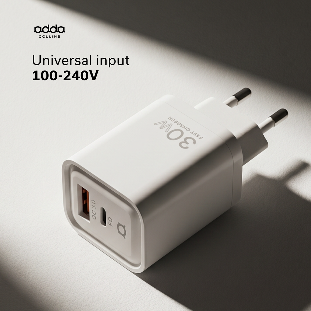30W Wall Charger – Dual Port