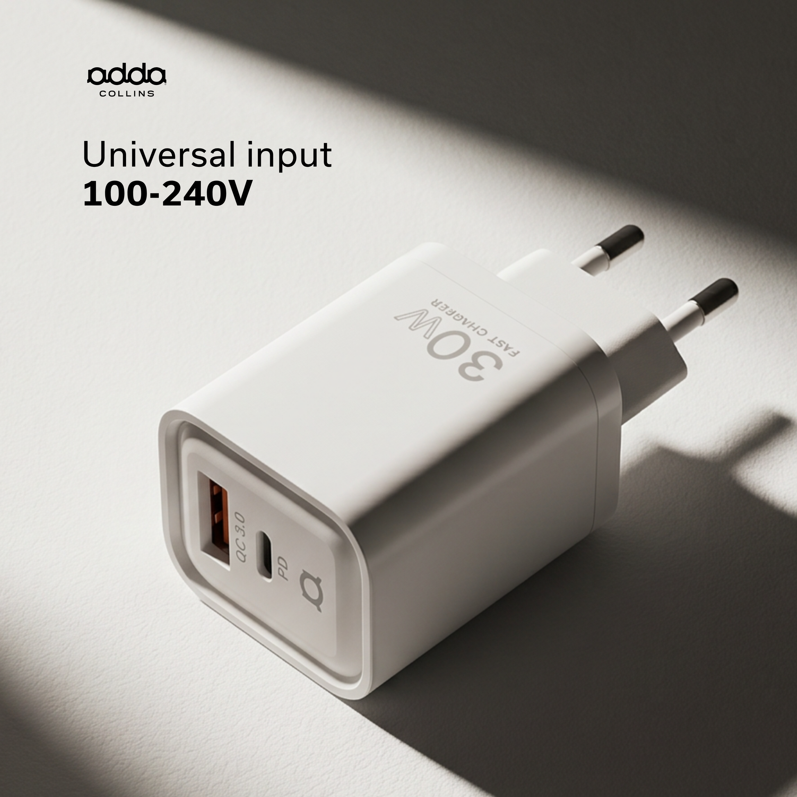 30W Wall Charger – Dual Port