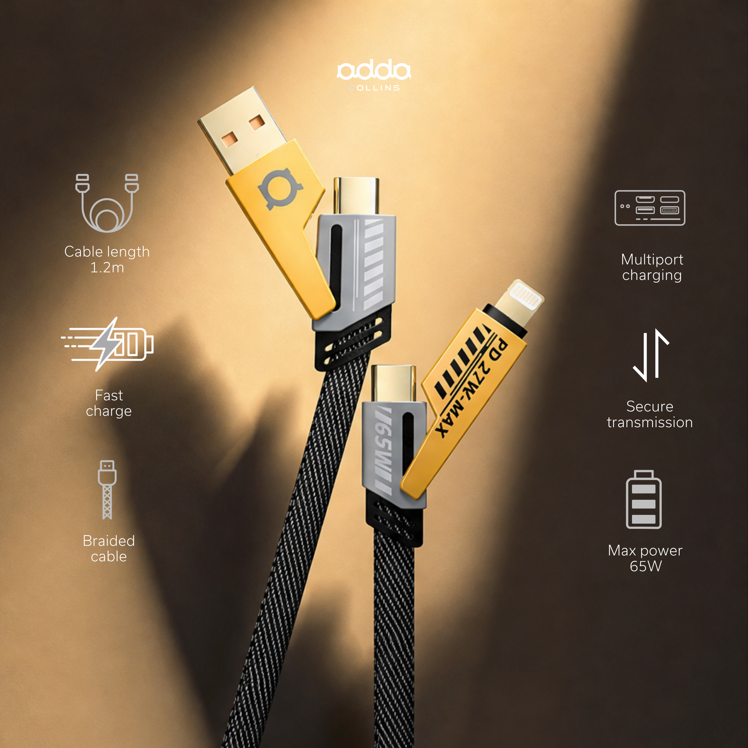 4-in-1 multi-charge cable