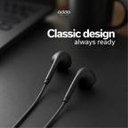 Macaron wired earphones — black