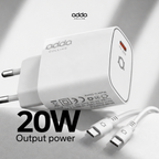 20W USB-C wall charger — with cable