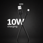 USB-A to USB-C cable — 10W