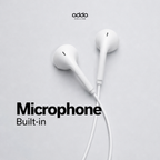 Macaron wired earphones — white