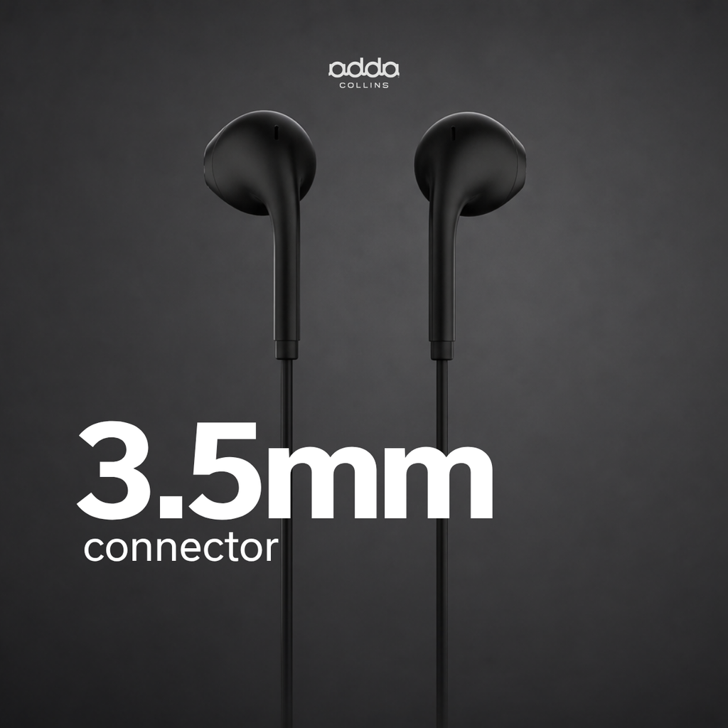 Macaron wired earphones — black