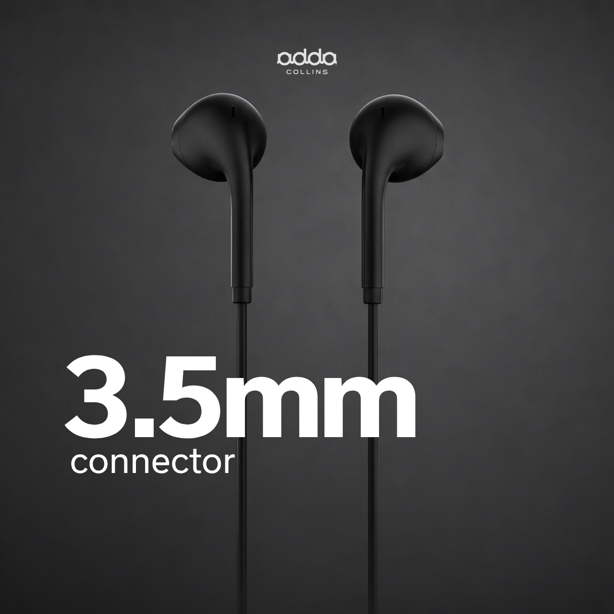 Macaron wired earphones — black