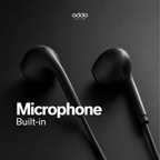 Macaron wired earphones — black
