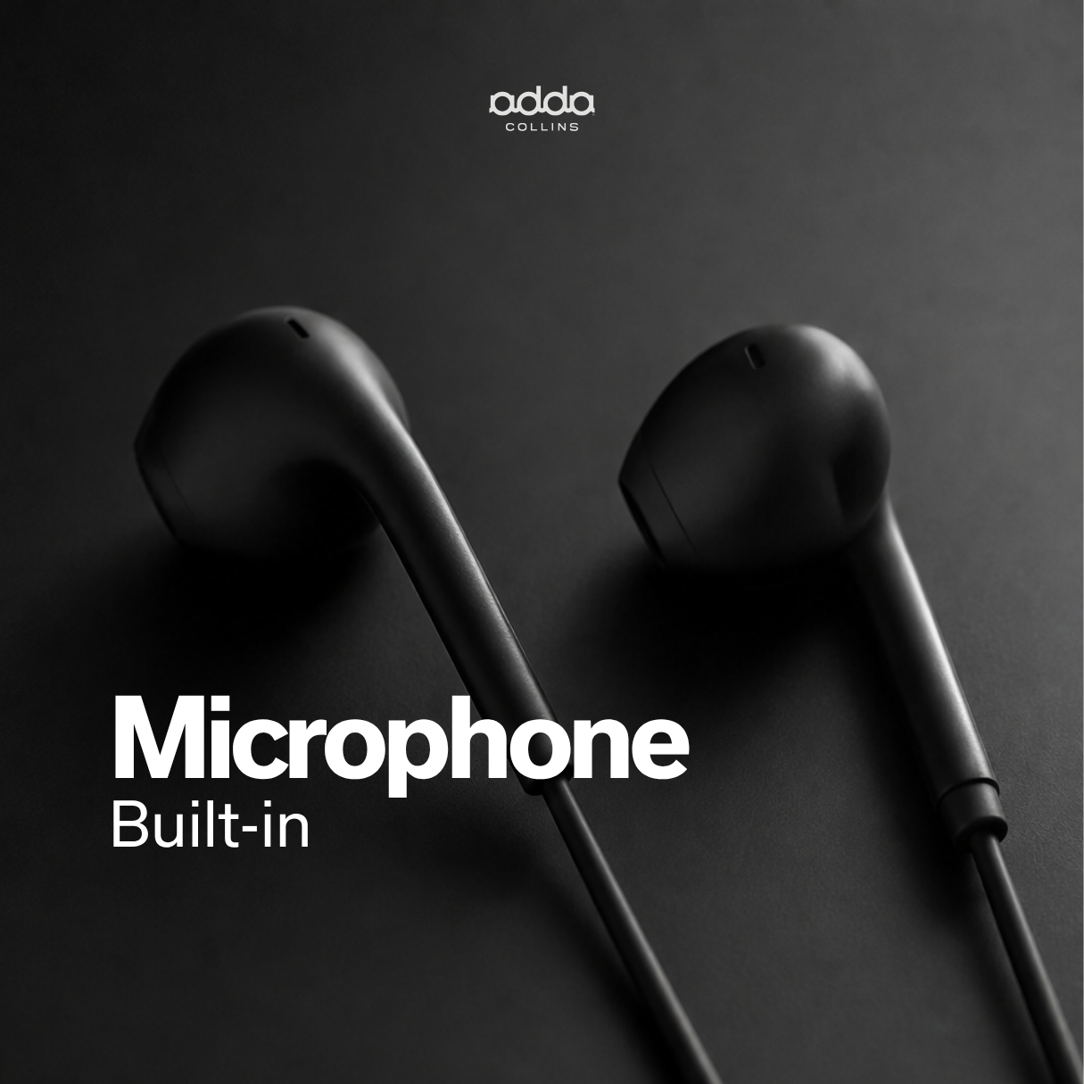 Macaron wired earphones — black