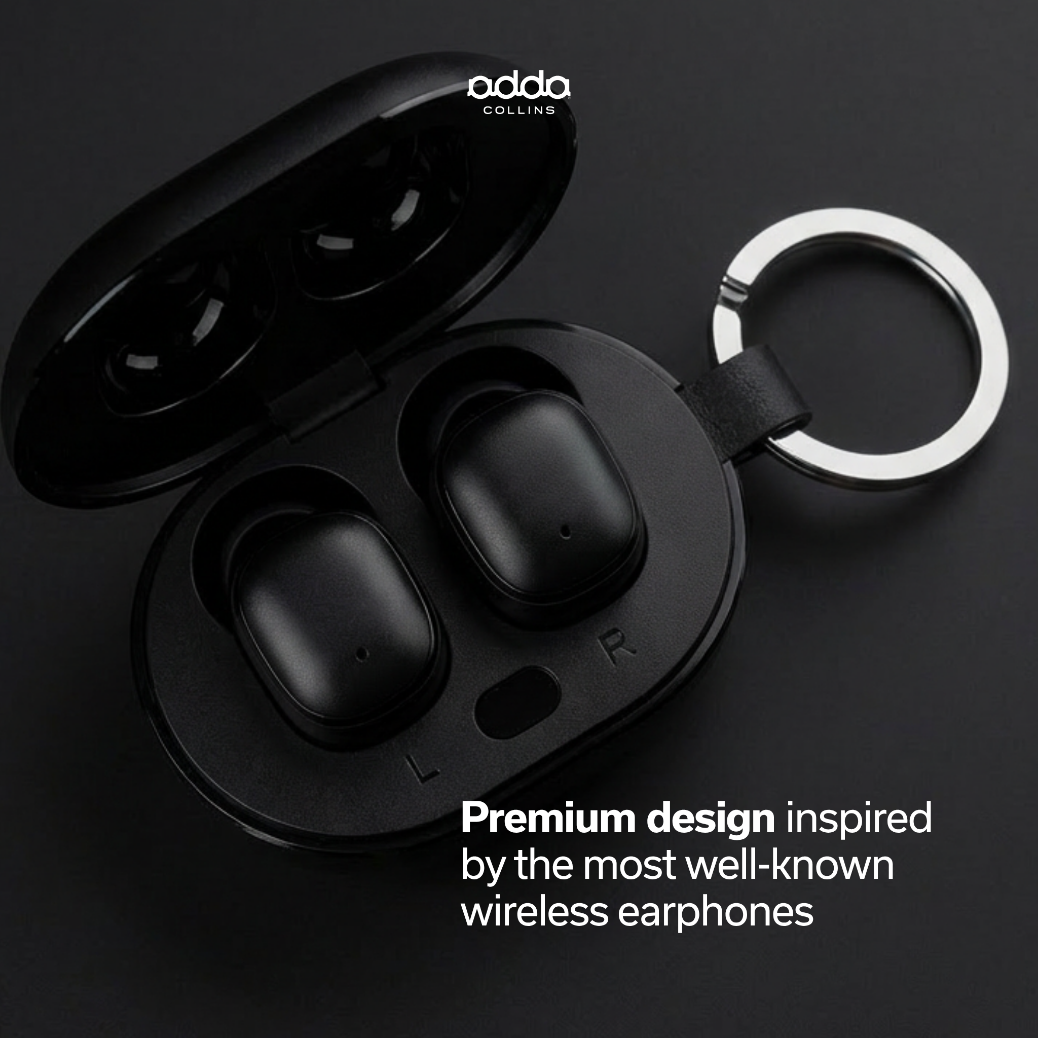 Aura wireless headphones — black