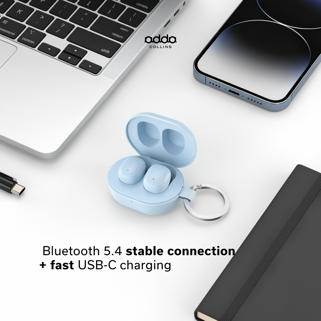 Aura wireless headphones — blue