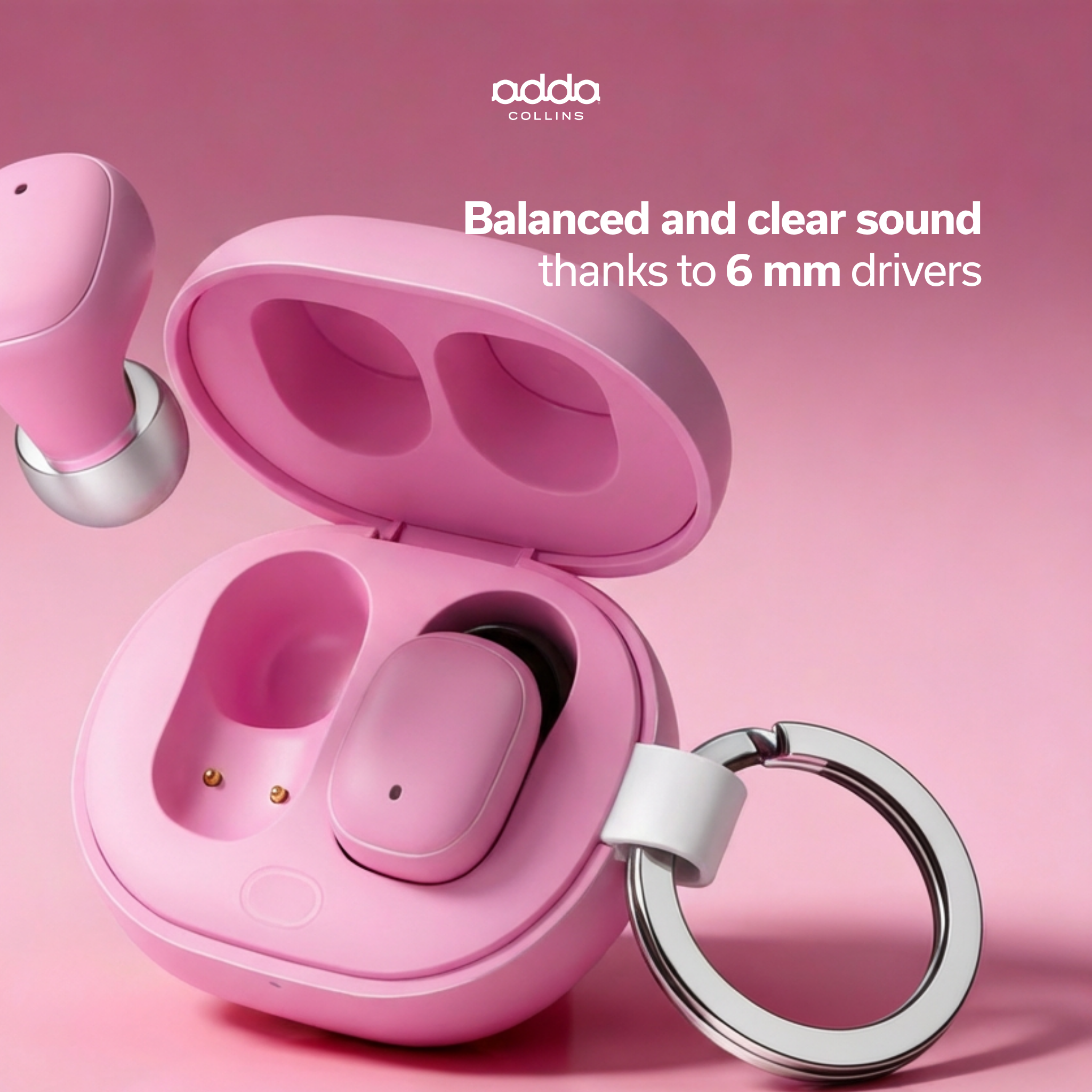 Aura wireless headphones — pink