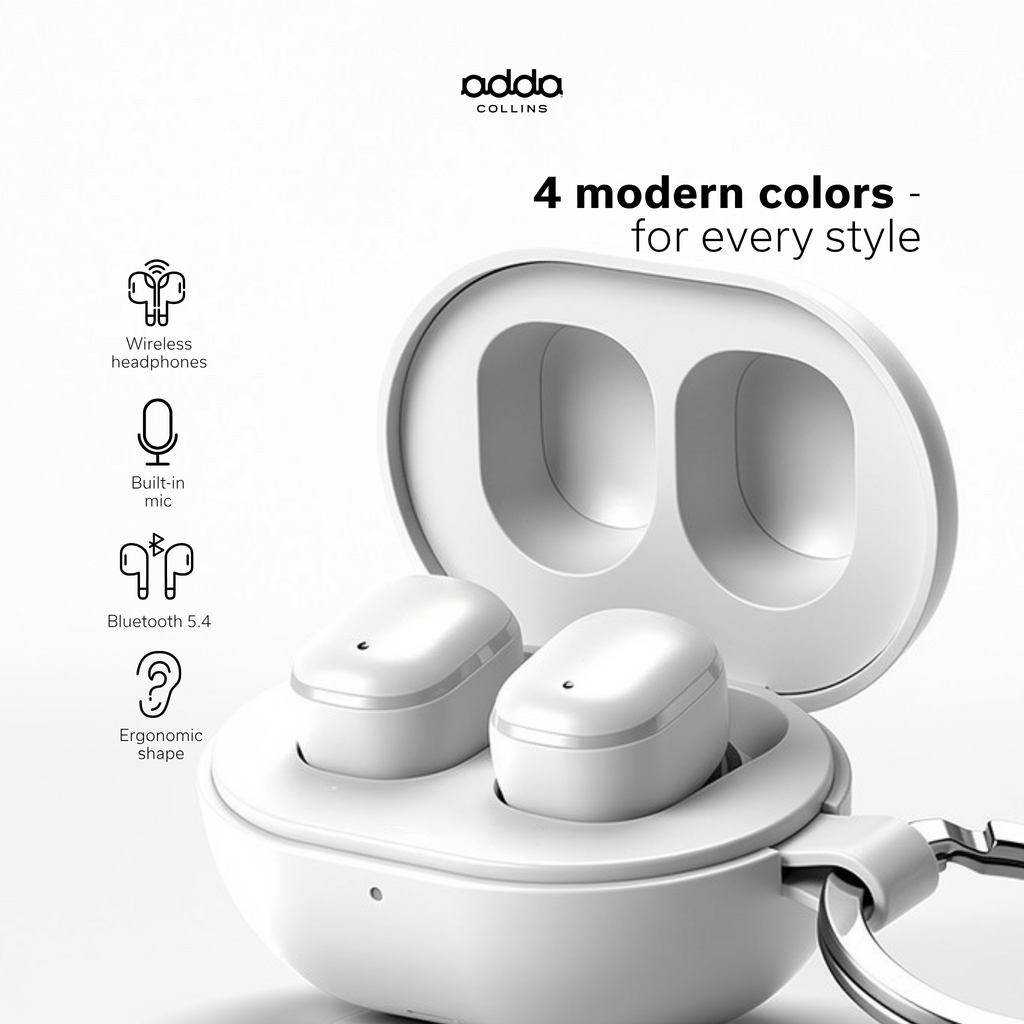 Aura wireless headphones — white