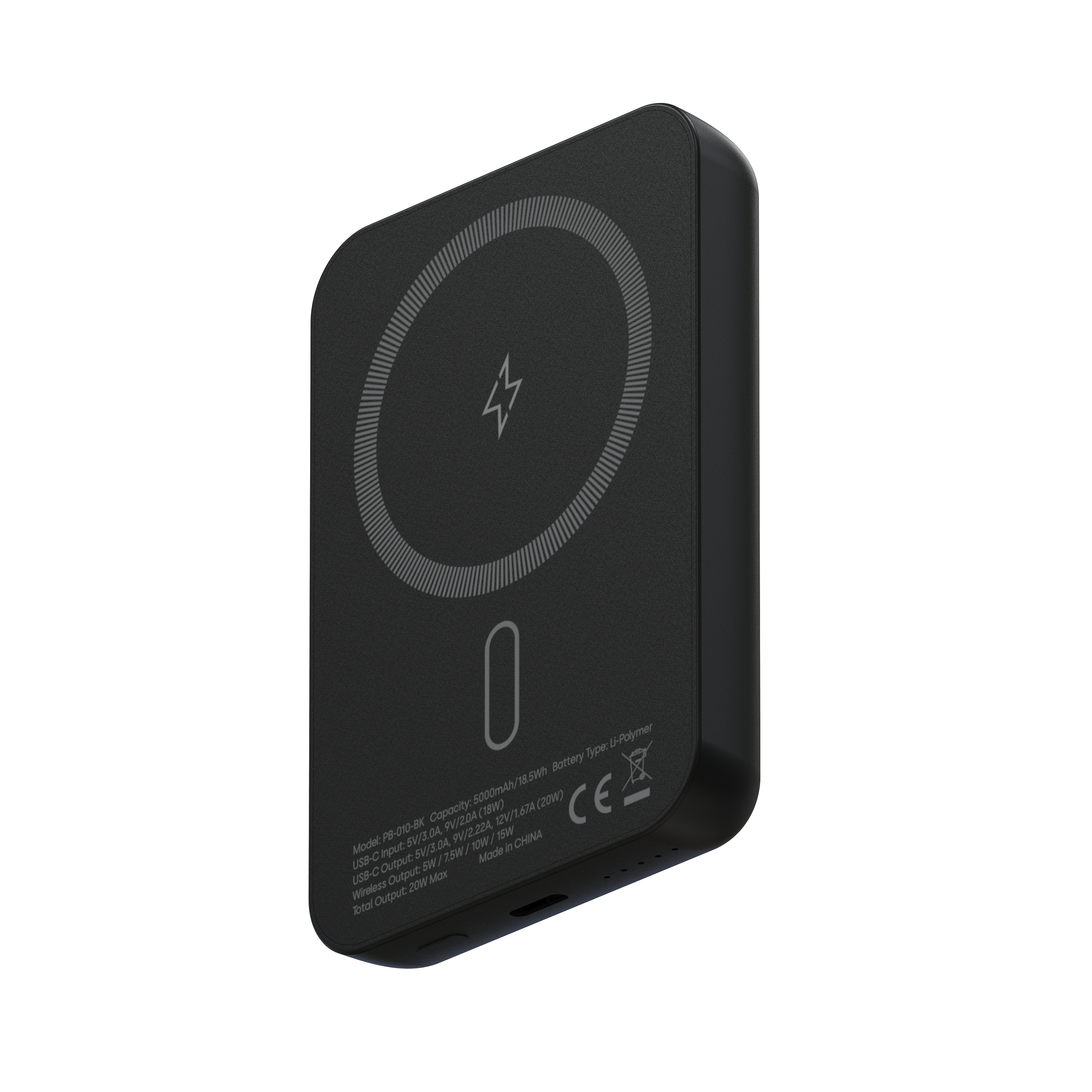Powerbank 5000mAh — magnetic