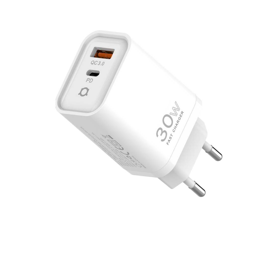30W Wall Charger – Dual Port