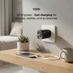 30W wall charger — LED display