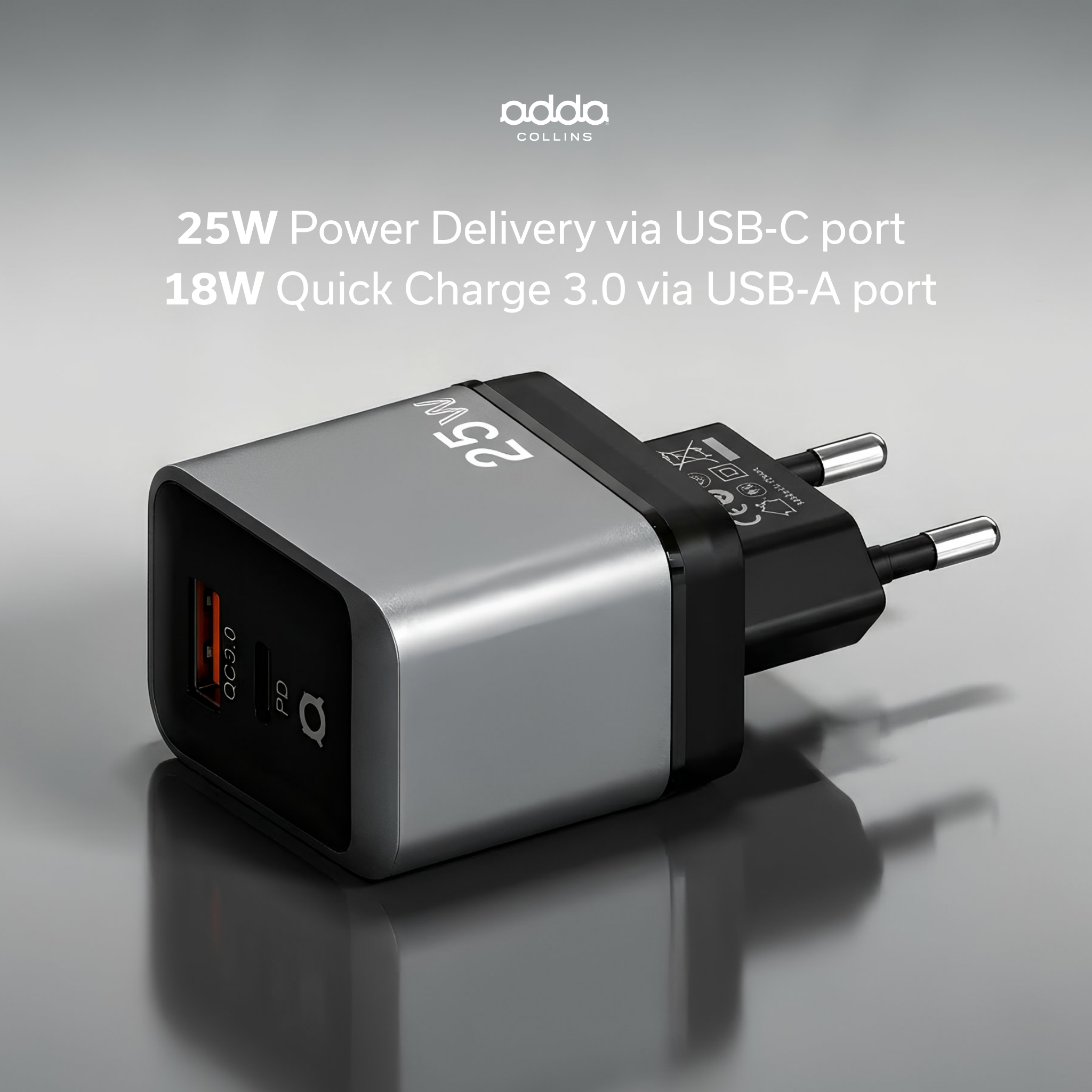 25W wall charger