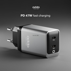 47W GaN wall charger — dual USB-C