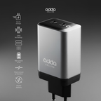 47W GaN wall charger — dual USB-C