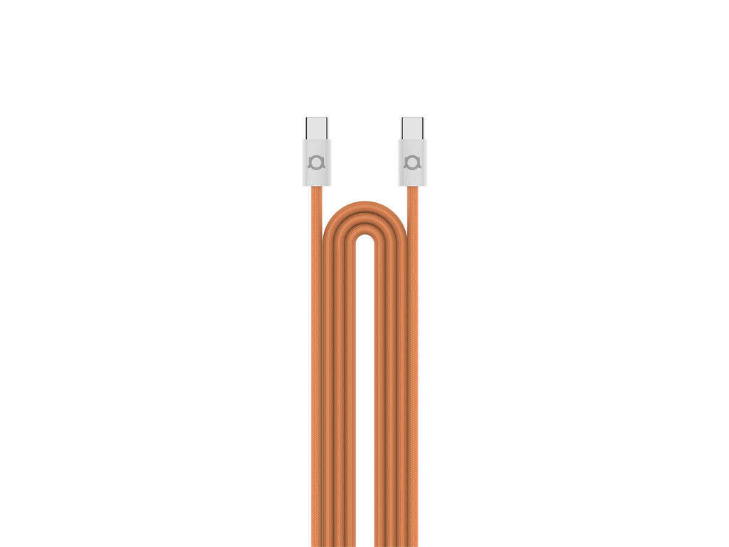 USB-C to USB-C cable - Cosmic orange