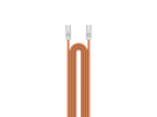 USB-C to USB-C cable - Cosmic orange
