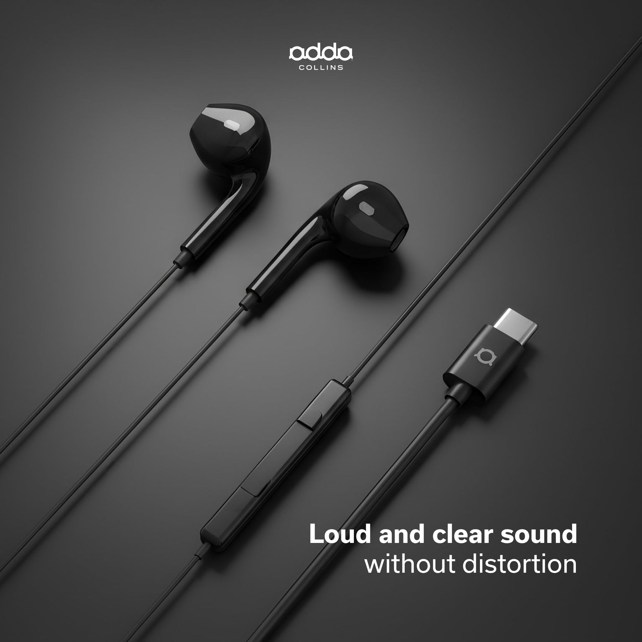 Link USB-C headphones — black