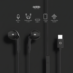 Link USB-C headphones — black