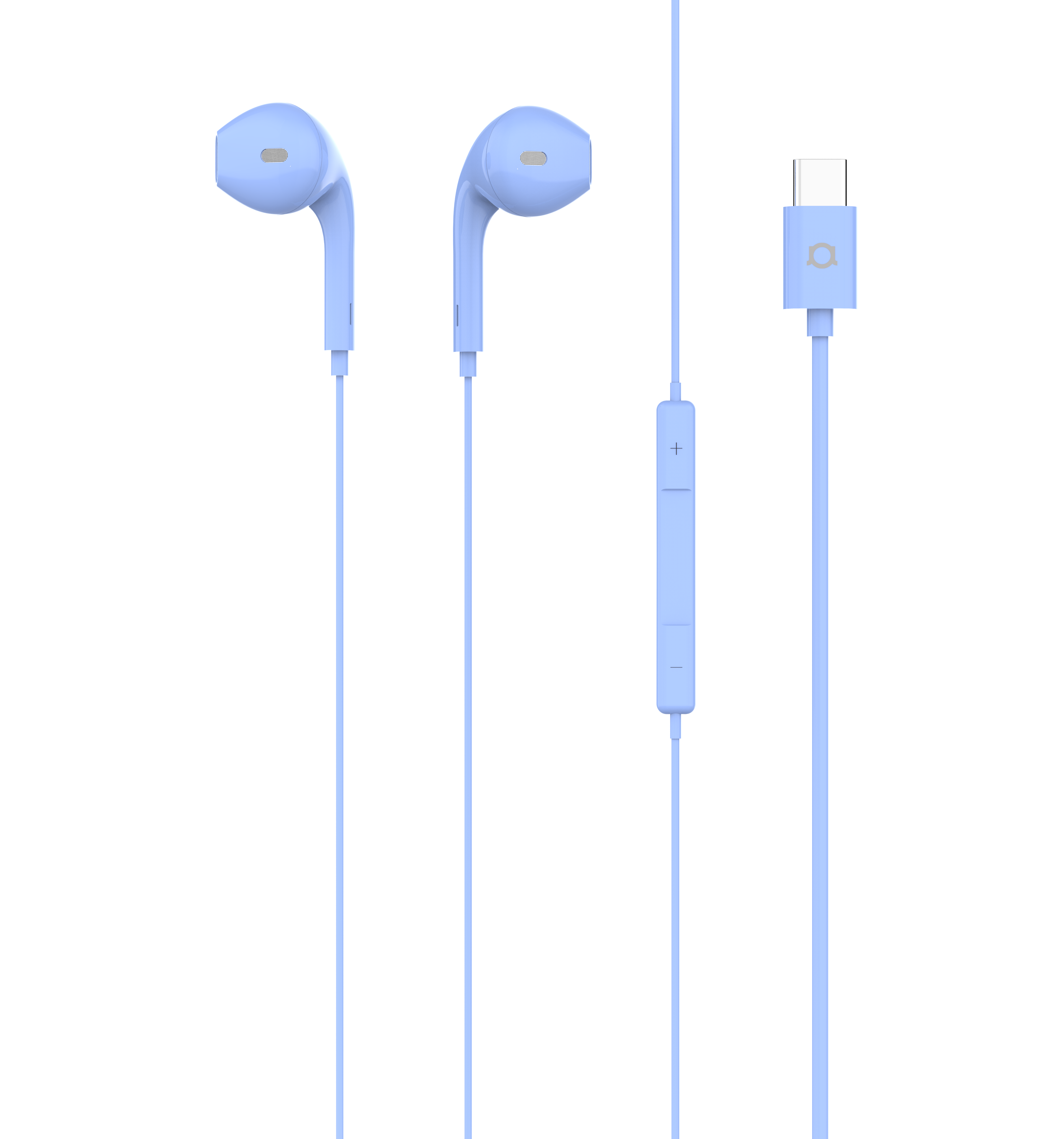 Link USB-C headphones — blue