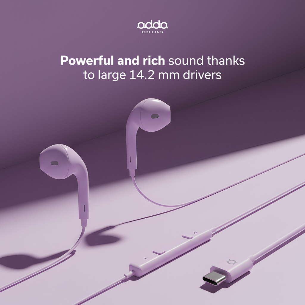 Link USB-C headphones — pink