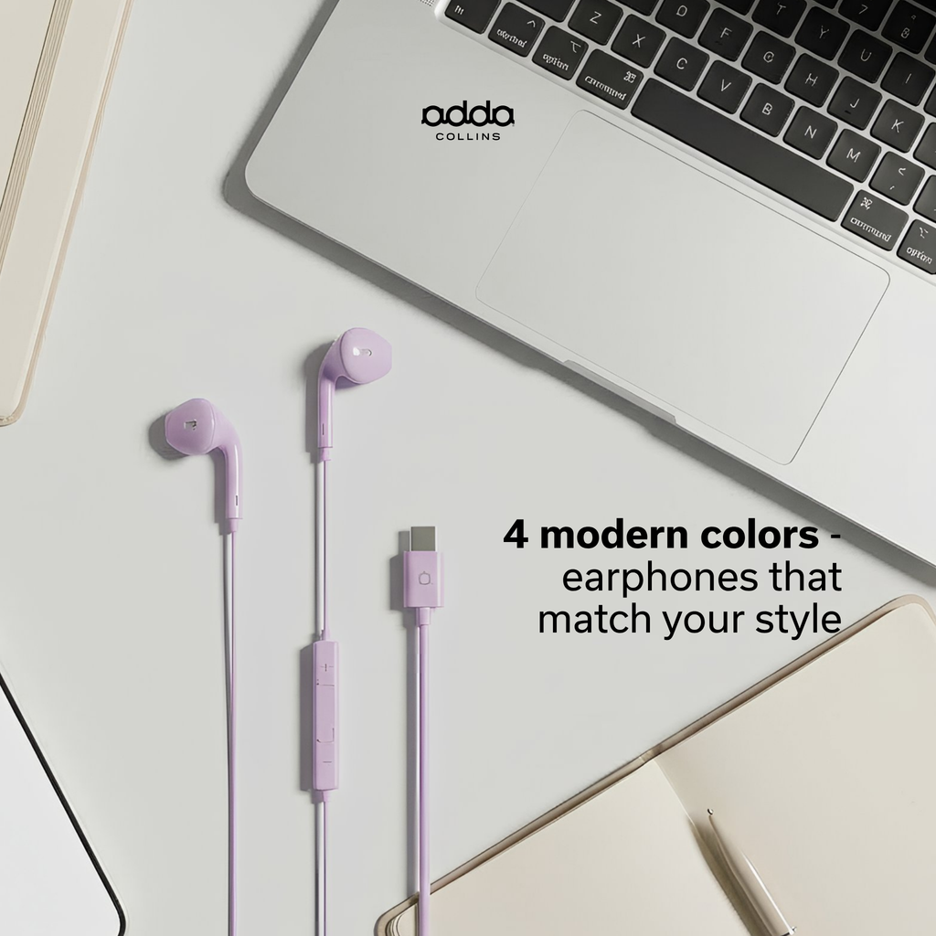 Link USB-C headphones — pink