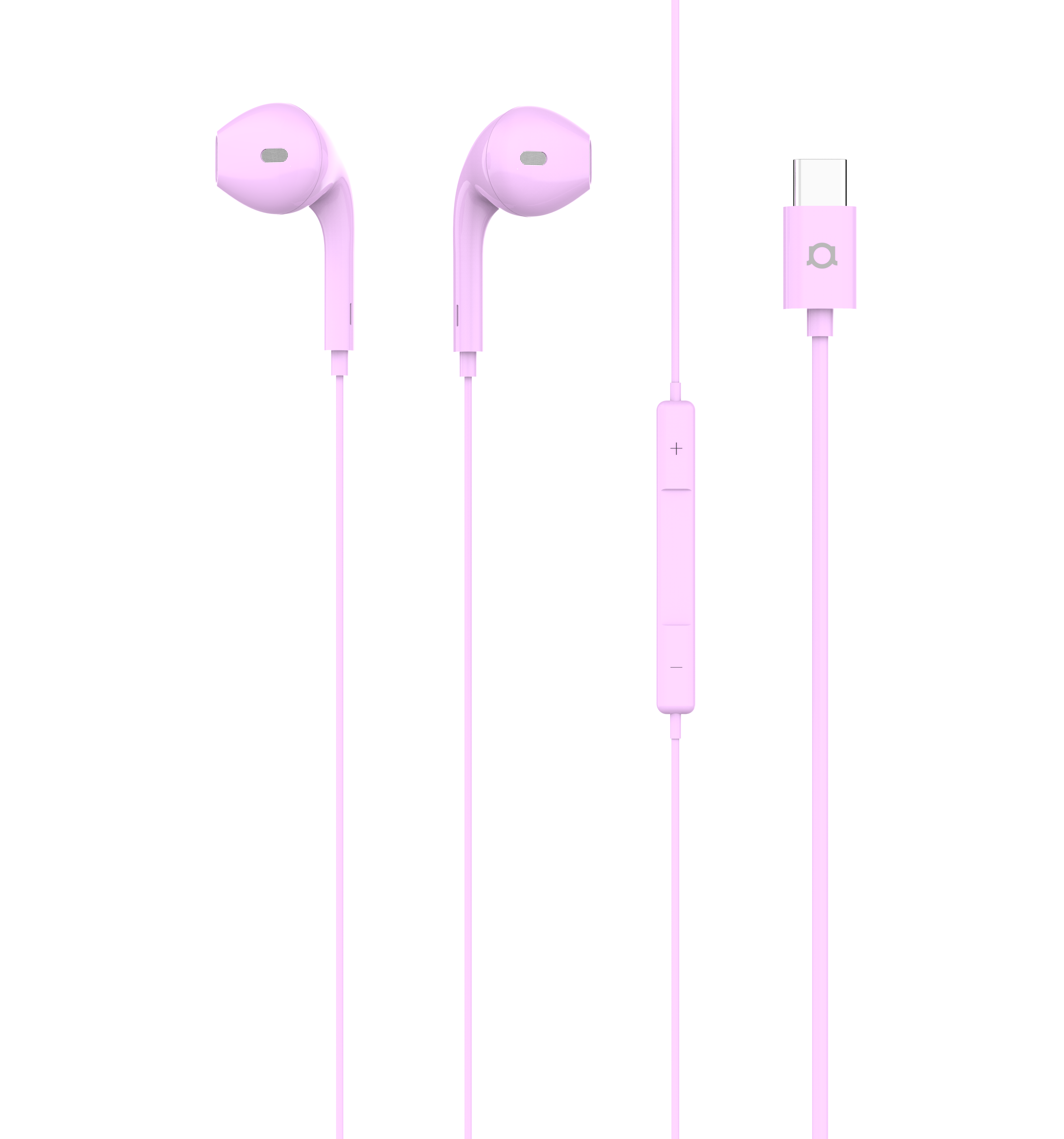 Link USB-C headphones — pink