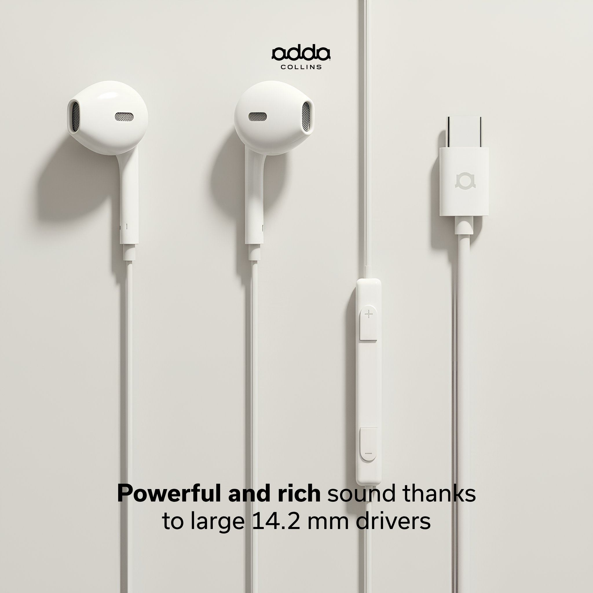 Link USB-C headphones — white