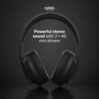 Flow over-ear headphones — black