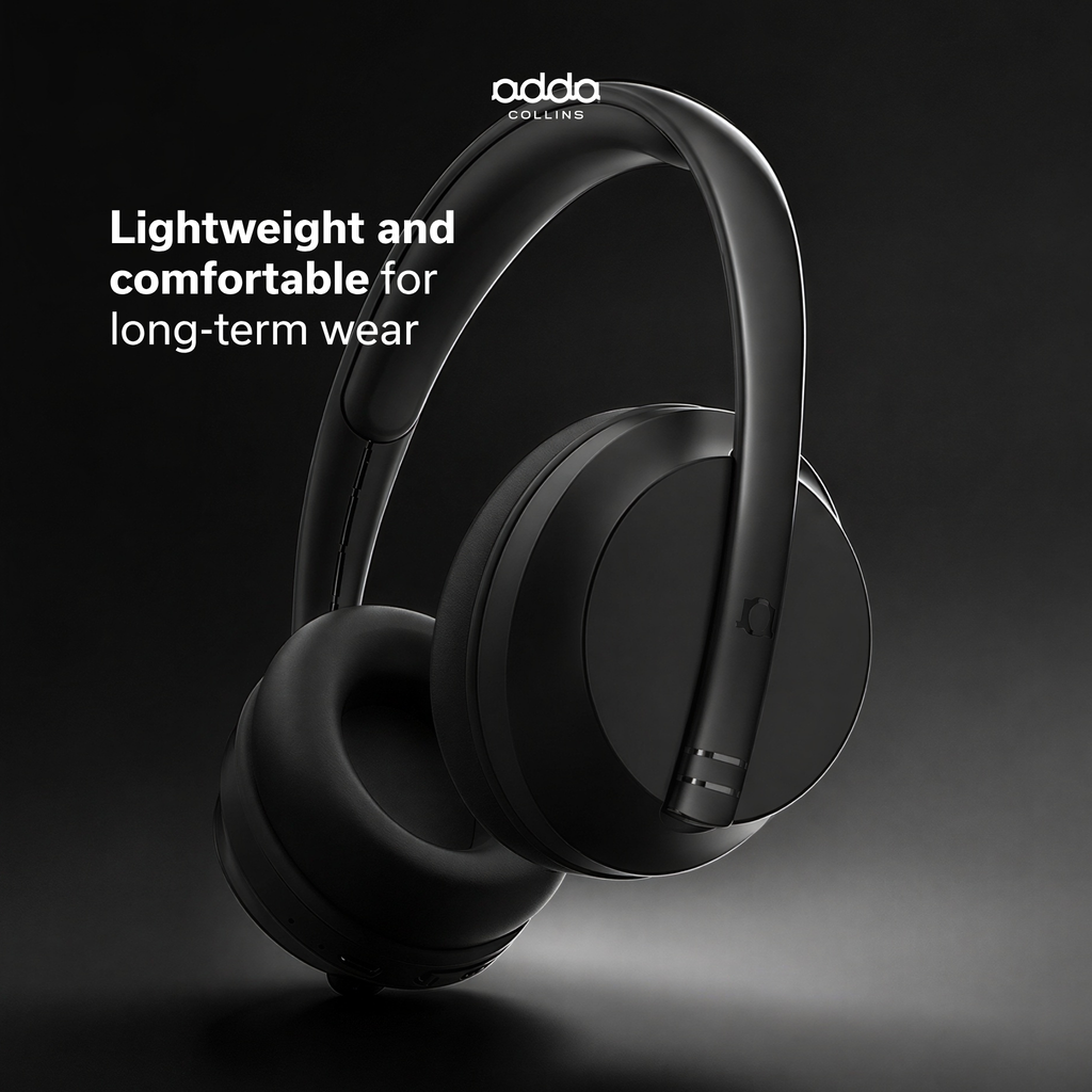 Flow over-ear headphones — black