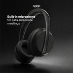 Flow over-ear headphones — black