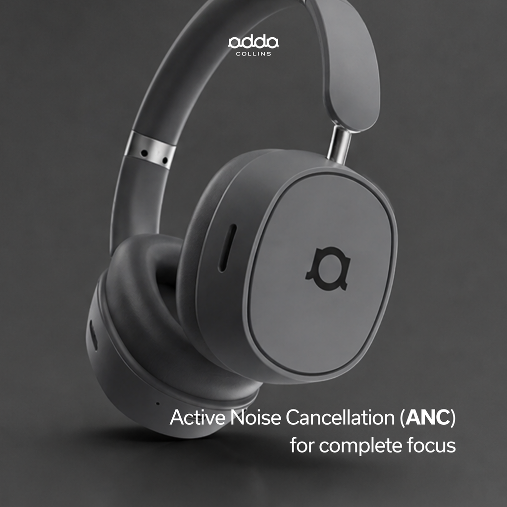 Prestige over-ear headphones — grey