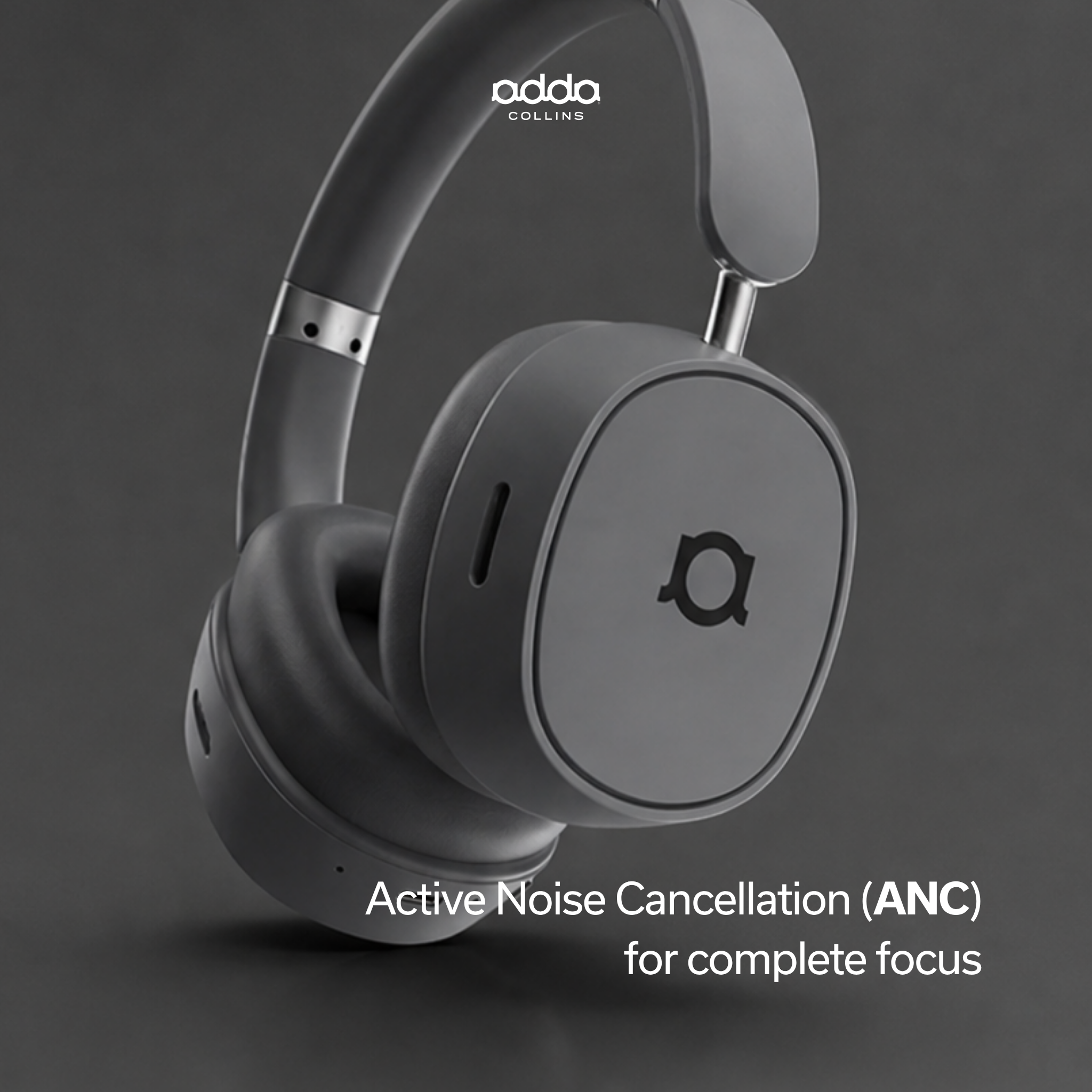 Prestige over-ear headphones — grey