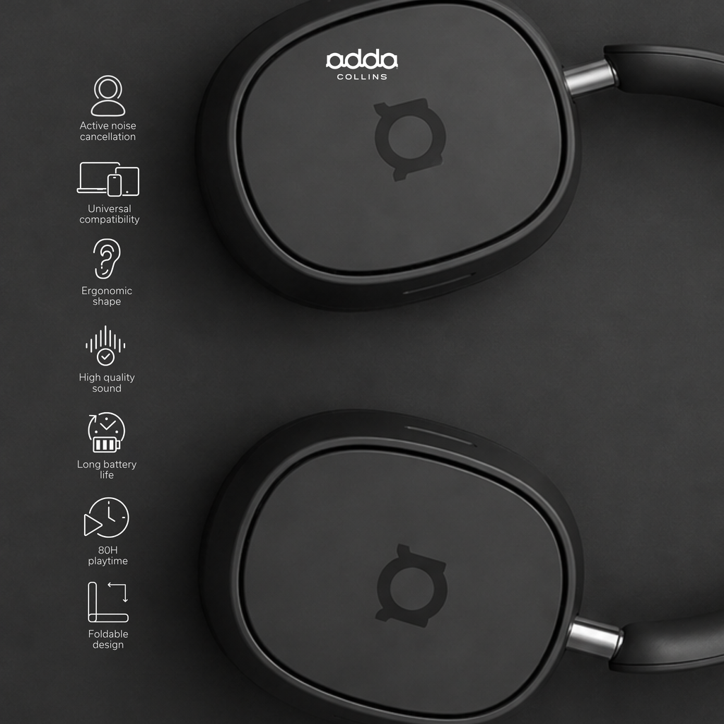 Prestige over-ear headphones — black