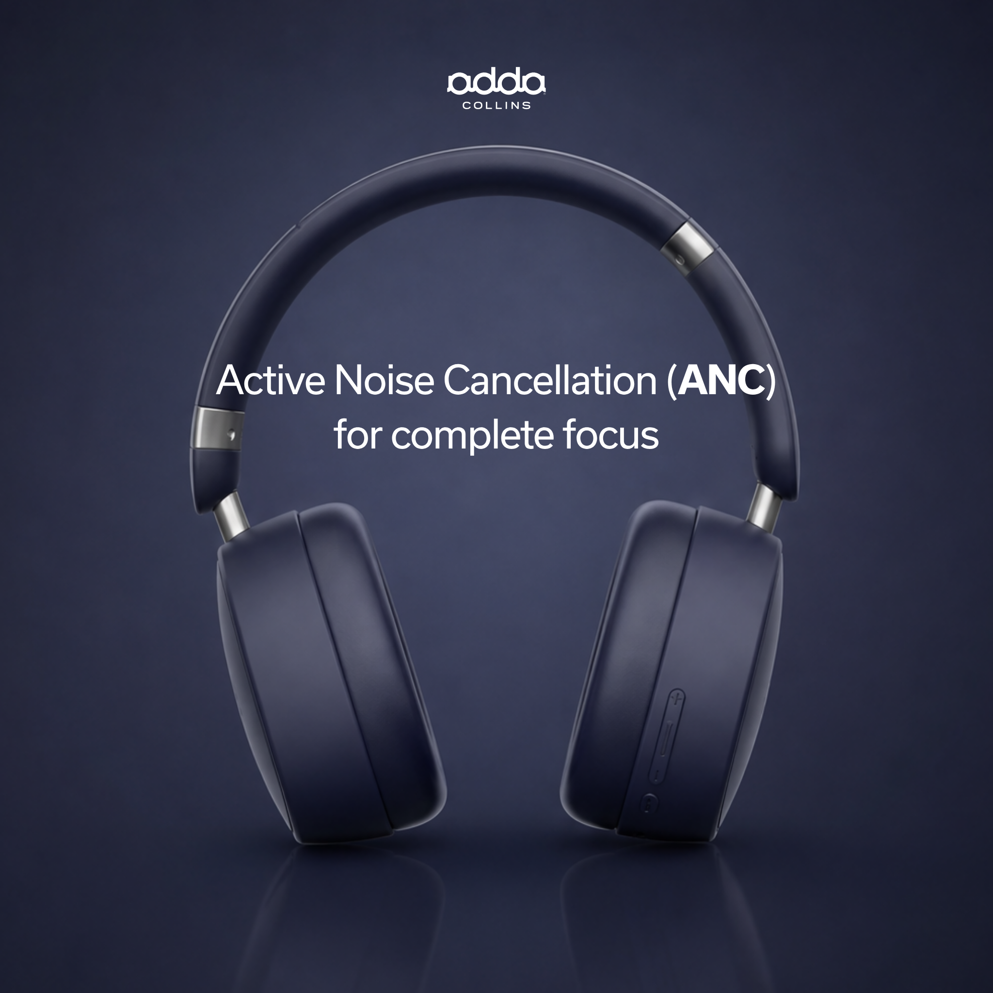Prestige over-ear headphones — Midnight Blue