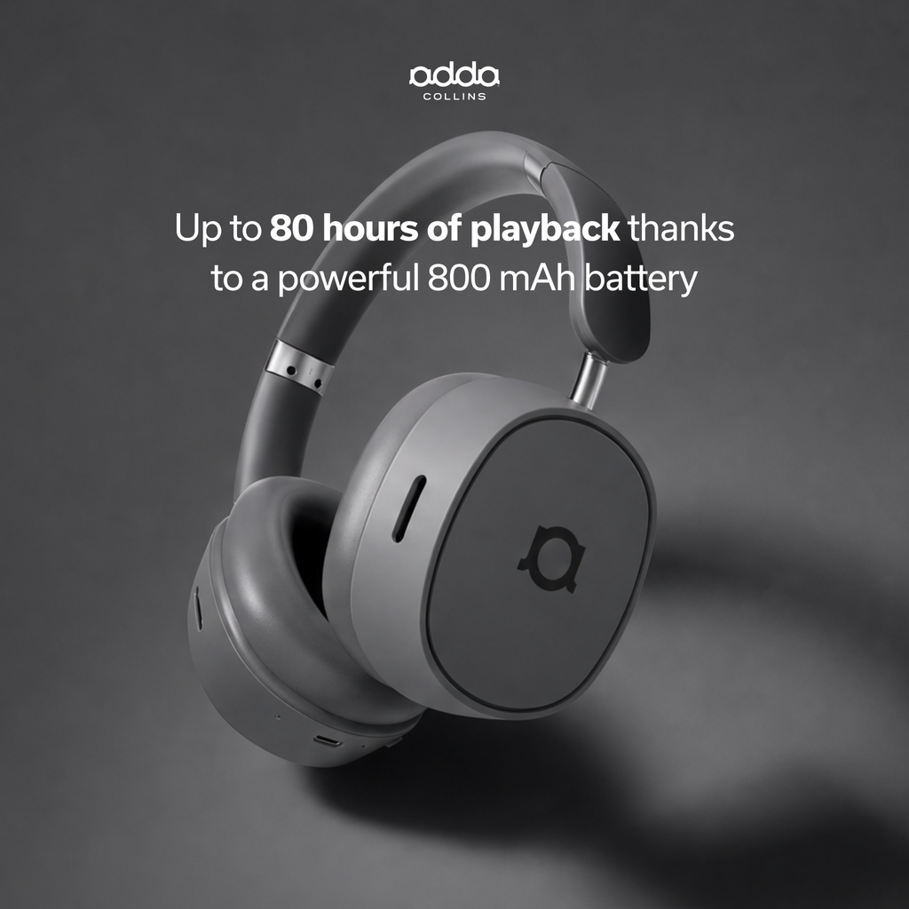 Prestige over-ear headphones — grey