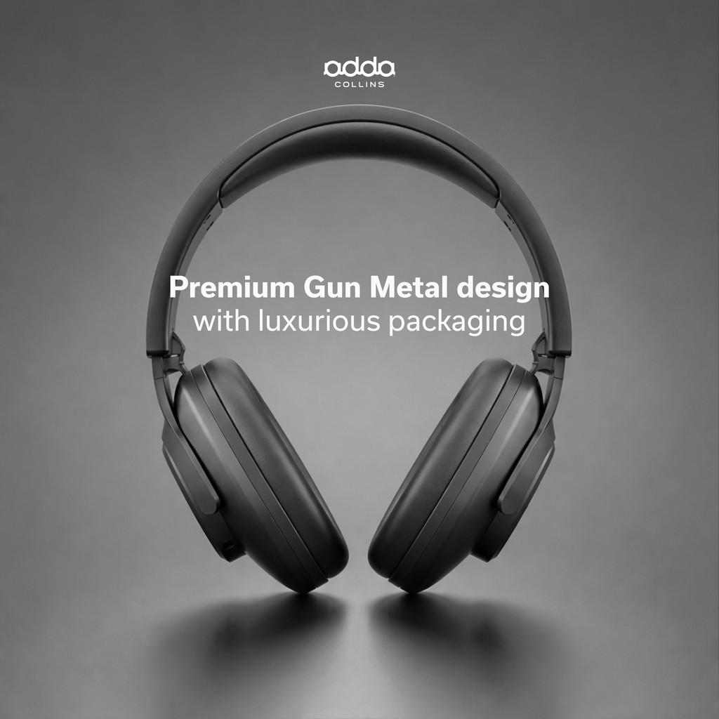 Sona Max over-ear headphones — gunmetal