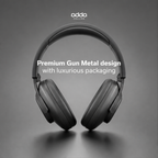Sona Max over-ear headphones — gunmetal