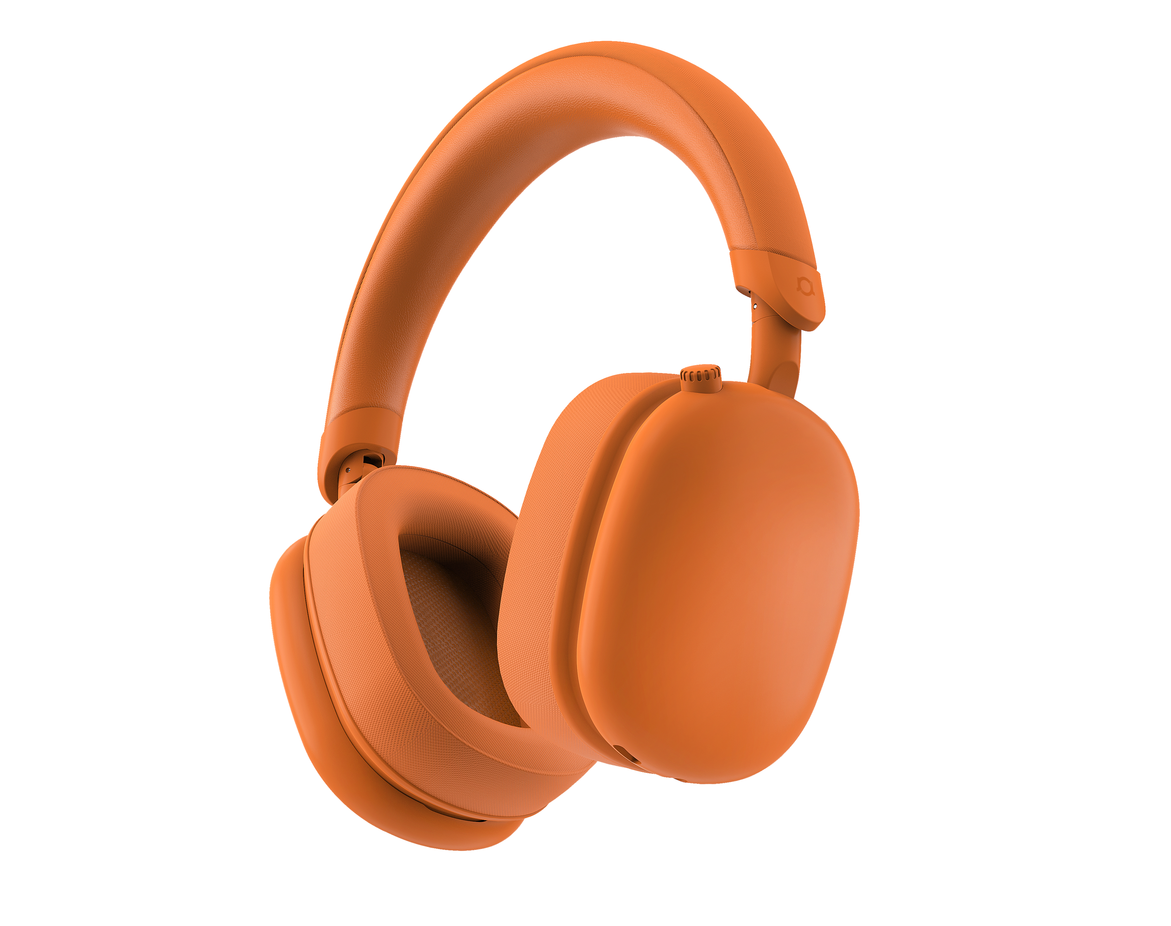AdPods Max over-ear headphones — cosmic orange