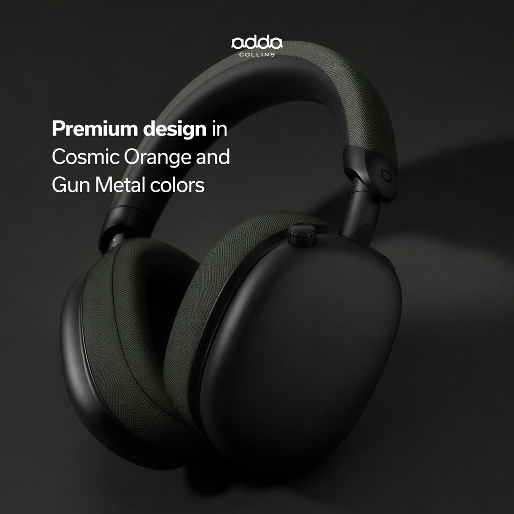 AdPods Max over-ear headphones — gunmetal