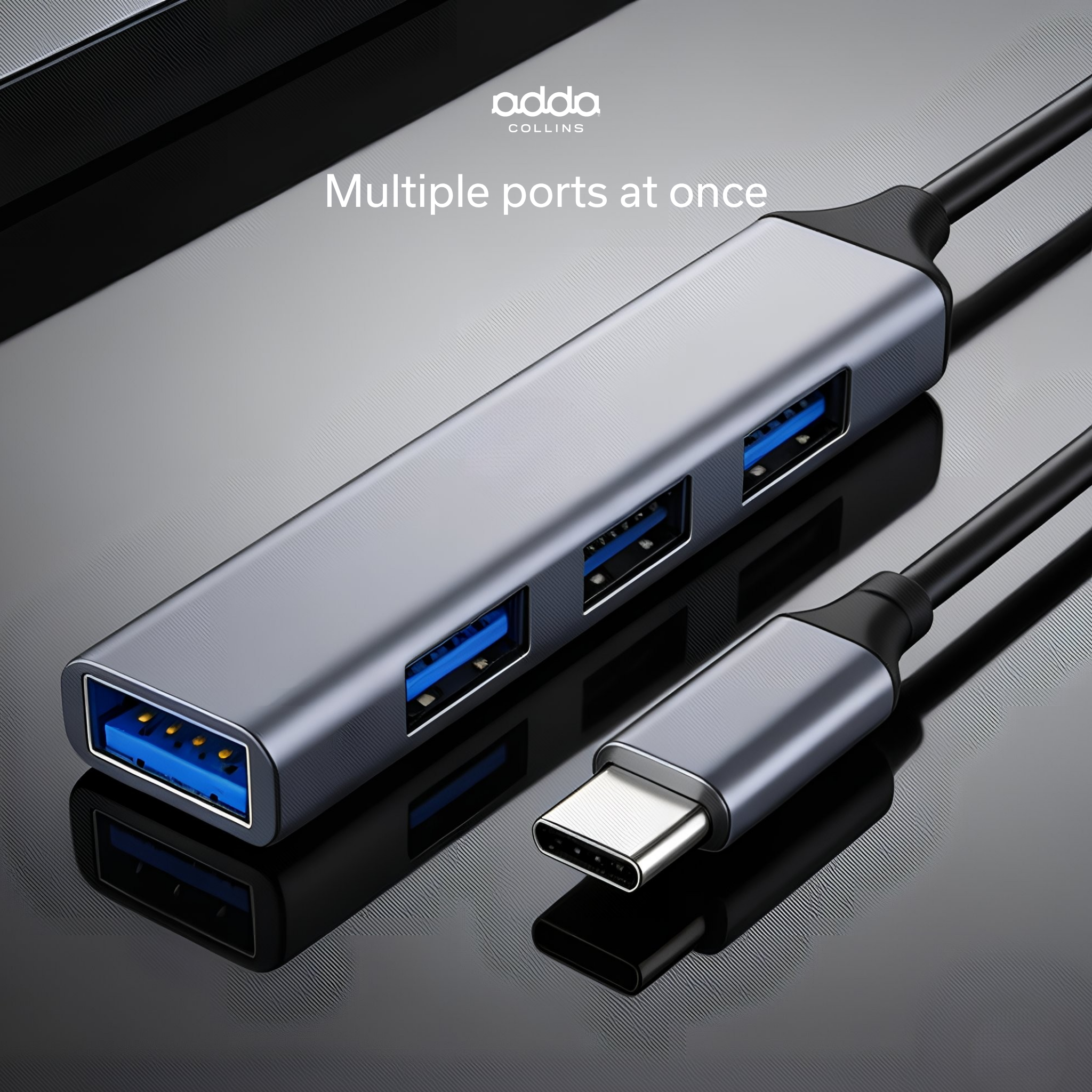 4-in-1 USB hub