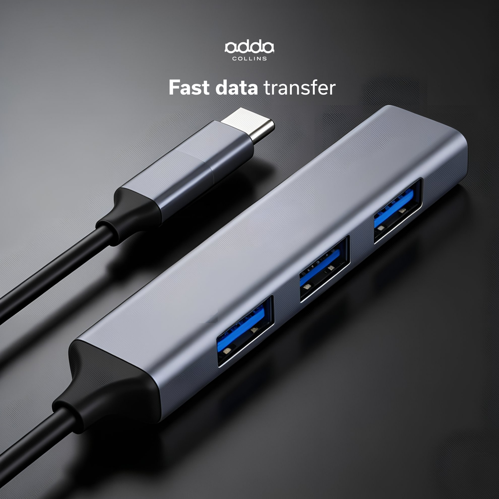 4-in-1 USB hub