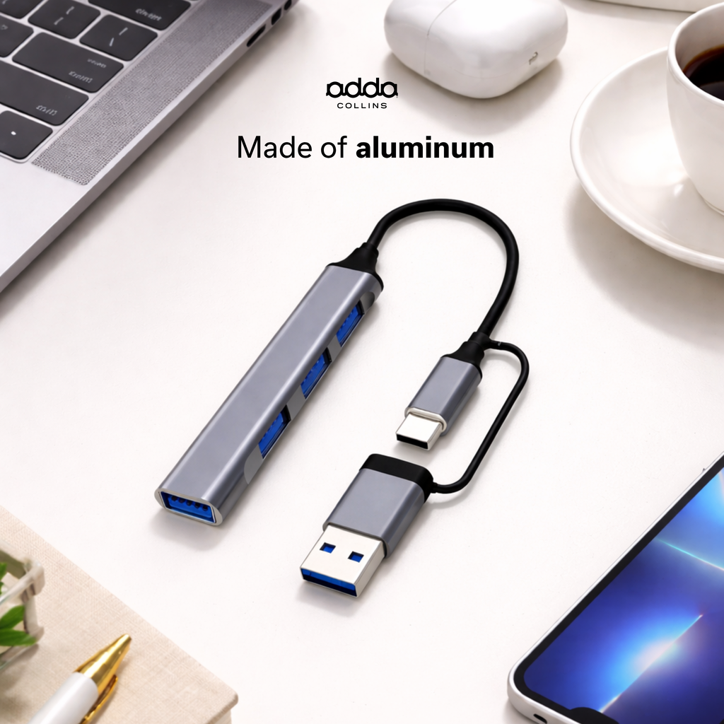 4-in-1 USB hub