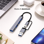 4-in-1 USB hub