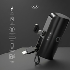 Powerbank 5000mAh with integrated cable