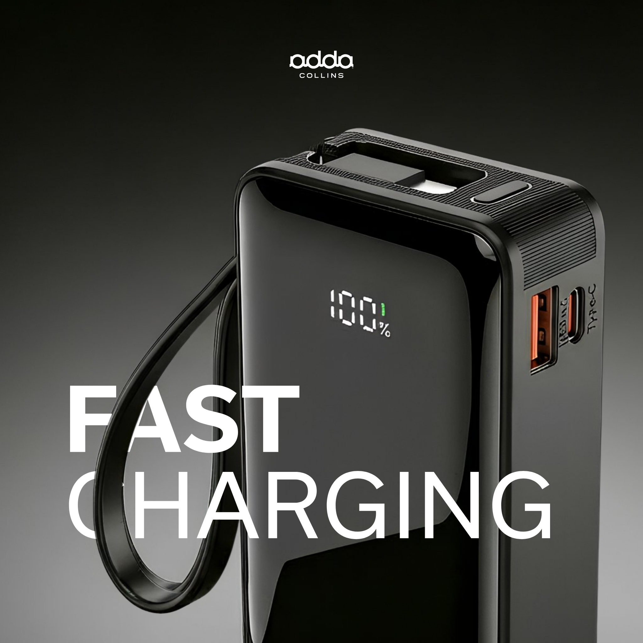 Powerbank 10000mAh — LED display